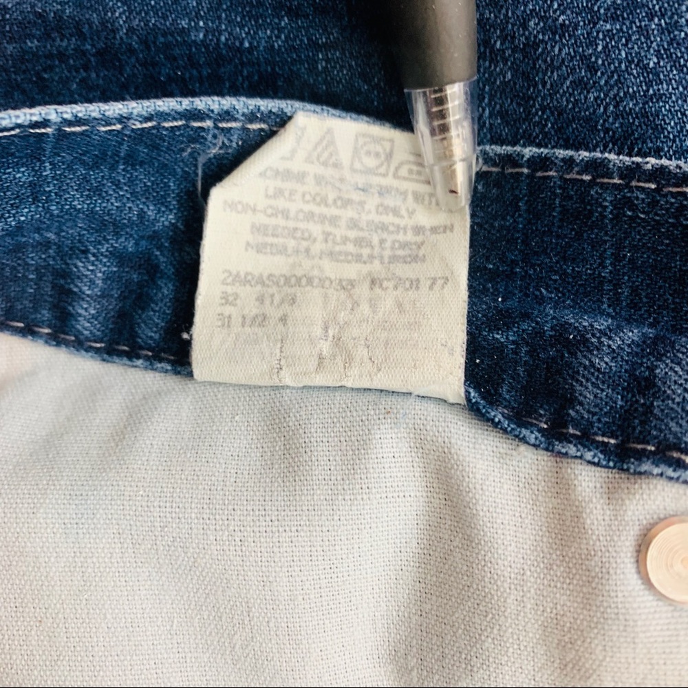 Vintage Riveted By Lee / High Waist Jean Shorts - Picture 7 of 8